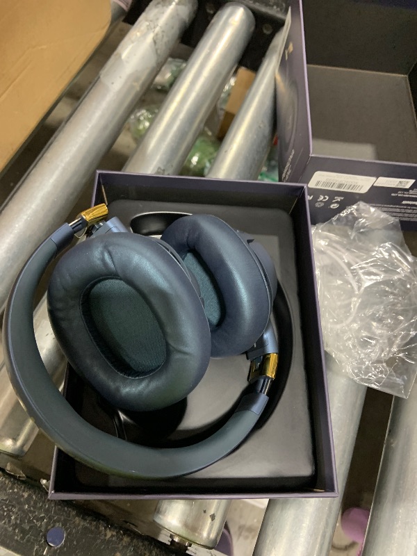Photo 1 of Monster Persona SE ANC Active Noise Cancelling Headphones, Over Ear Bluetooth Headphones Wireless, 60H Playtime, HiFi Stereo Audio, Deep Bass, Built-in Mic, Memory Foam Ear Cups for Home (Blue)