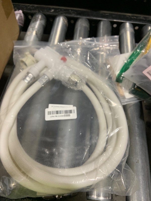 Photo 1 of Shark Industrial 6 FT Countertop Dishwasher Fill and Drain Hose Kit with faucet adapter for all major brands (6)