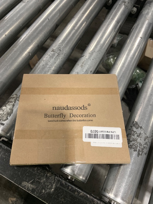 Photo 1 of 12 Pack Butterfly Decorations, DIY 3D Butterfly Stakes Decor, 2 Sizes of Butterfly Ornament for Home Fake Flower Floral Supplies Tea Party Wedding Easter Christmas Spring Fall. (Light rose red 1)