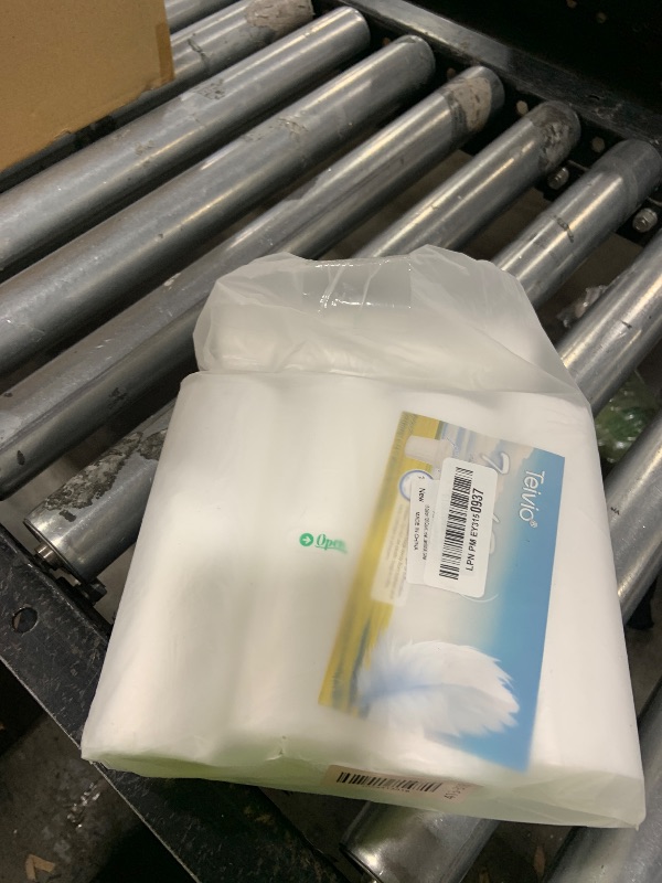 Photo 1 of 15 Gallon Tall Kitchen Trash Bags,Fit 13,15,16,18 Gal,Garbage Bags by Teivio, Bin Liners, Plastic Bags for home Office,Clear for Bathroom,Industrial, Commercial, Janitorial, Clear