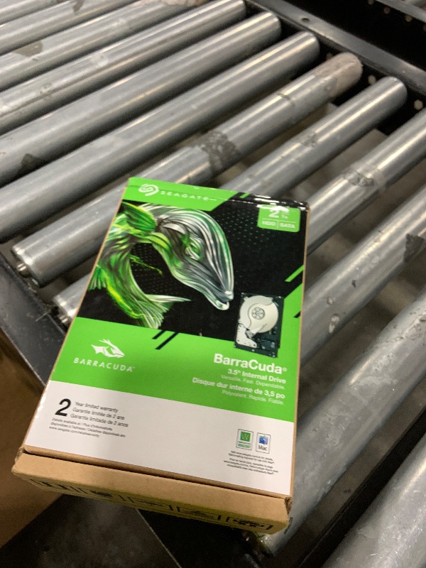 Photo 1 of Seagate BarraCuda 2TB Internal Hard Drive HDD – 3.5 Inch SATA 6Gb/s 7200 RPM 256MB Cache – Frustration Free Packaging (ST2000DM008/ST2000DMZ08)