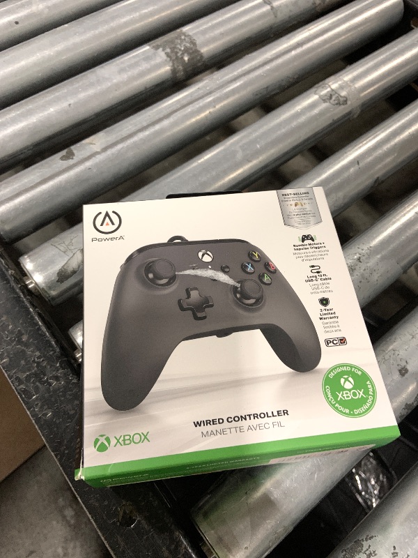 Photo 1 of PowerA Wired Controller For Xbox Series X|S - Black, Gamepad, Video Game Controller Works with Xbox One