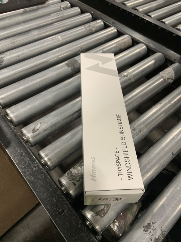 Photo 1 of [2025 Upgrade] Nmoiss Windshield Sun Shade Umbrella - [Vinyl Coating Heat Shield] Protect Car from Sun Rays & Heat Damage Keep Cool and Protect Interior, Spring Structure Edge Medium 56" L x 31" W