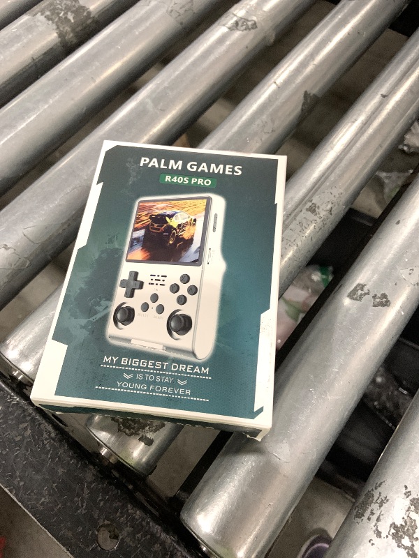 Photo 1 of ?30000 in 1? R40S Pro Retro Handheld Game Console, Video Game Console, 3.5 inch IPS Screen, More Than 20 Emulator, 256G TF Card (Gray)