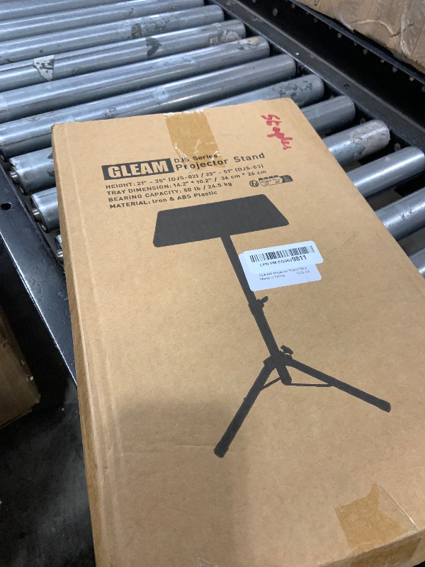 Photo 1 of GLEAM Projector Stand Tripod from 23" to 51", Laptop Tripod Stand with Elastic Band, Height Adjustable for Office, Home, Stage, Studio, Multifunctional DJ Rack Stand