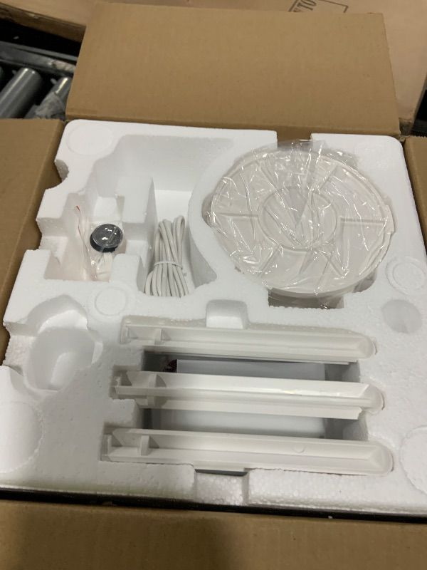 Photo 1 of Table Fan, Rechargeable Desk Fan Remote Control Fan with Auto Oscillation Ultra Quiet 3 Speeds Wind, USB Fan for Bedroom Office Kitchen Outdoor Travel Camping, LED lighting