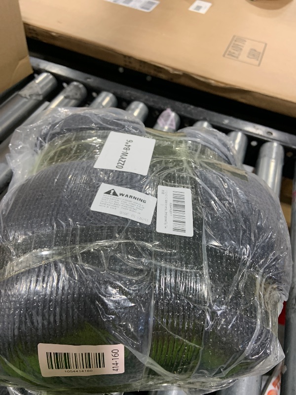 Photo 1 of 90% Shade Cloth 12x20 FT Black Shade Cloth for Garden with Reinforced Edges and Grommets,UV Block Sun Shade Cloth for Greenhouse Patio,Includes Ropes and Zip Ties