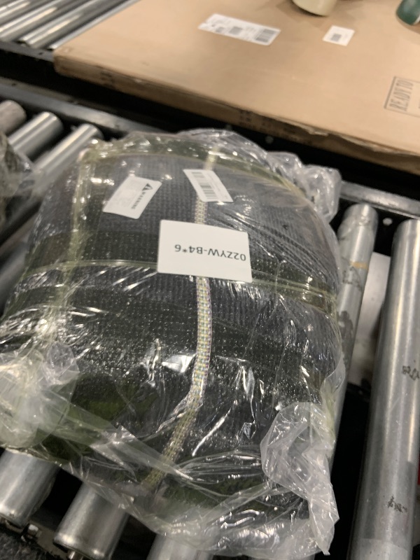 Photo 1 of 90% Shade Cloth 12x20 FT Black Shade Cloth for Garden with Reinforced Edges and Grommets,UV Block Sun Shade Cloth for Greenhouse Patio,Includes Ropes and Zip Ties