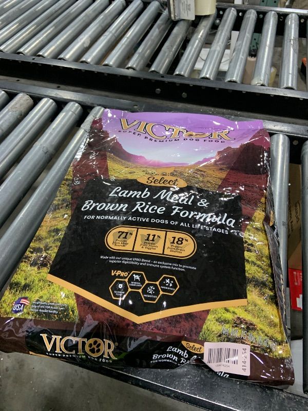 Photo 1 of VICTOR Super Premium Dog Food – Lamb Meal & Brown Rice Formula - Gluten-Free Dry Dog Food for All Normally Active Dogs of All Life Stages – Ideal for Dogs with Meat Protein Allergies, 15 lb