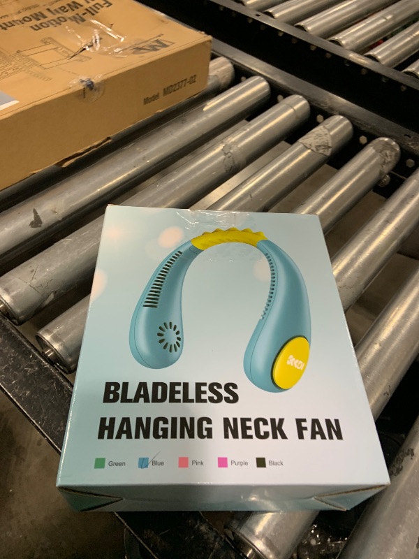 Photo 1 of Kids Neck Fan, Portable Bladeless Fans for Kid 4-14Y Girls & Boys, 2600mAh USB Personal Mini Cooling Fan for Travel/Camping/Study, 4 Speeds, Lightweight, Compact, Perfect Summer Gifts for Kids