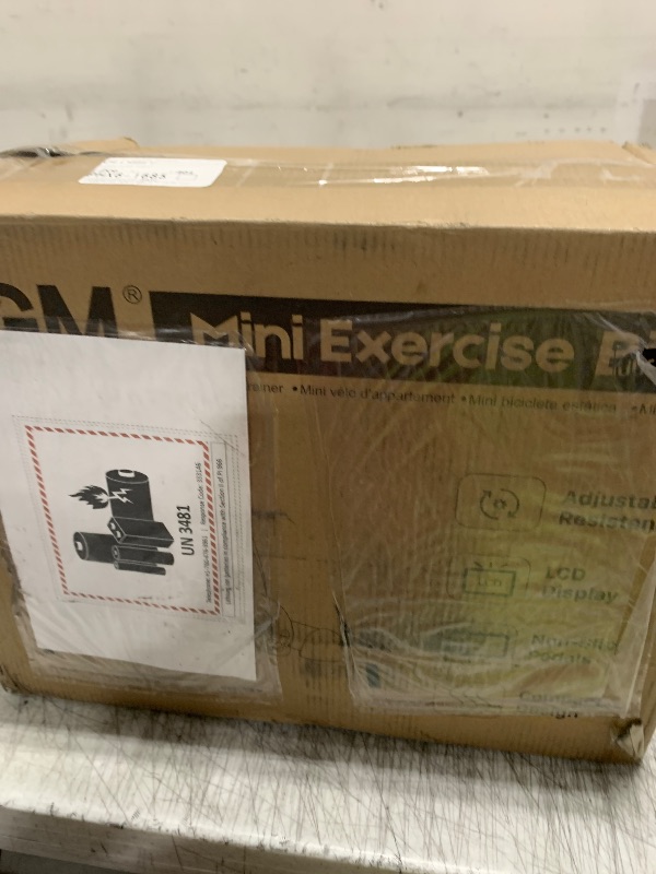 Photo 1 of Mini Exercise Bike, AGM Under Desk Bike Pedal Exerciser Foot Cycle Arm & Leg Peddler Exerciser Machine with LCD Screen Displays (Black)