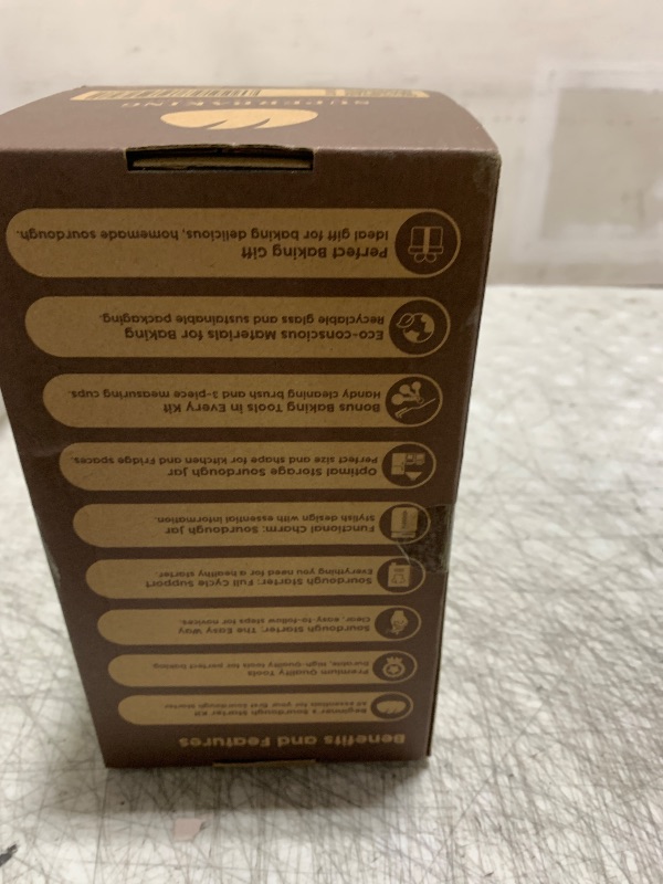 Photo 1 of Superbaking Sourdough Starter Jar, Beginner Sourdough Starter Kit, 34oz Wide Mouth Sour Dough Glass Jar with Guides & Recipes, Sourdough Bread Baking Supplies, Sourdough Container Crock