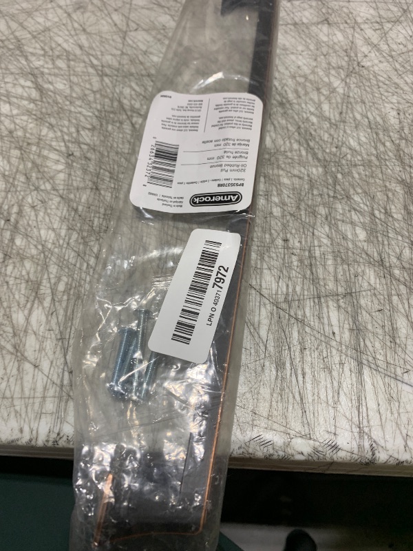 Photo 1 of Amerock BP53537ORB | Oil Rubbed Bronze Cabinet Pull | 12-5/8 in (320 mm) Center-to-Center Cabinet Handle | Mulholland | Drawer Pull | Kitchen Cabinet Handle | Furniture Hardware
