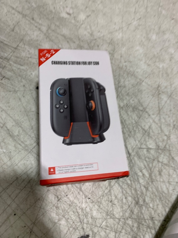 Photo 1 of GEEKERA Charging Dock for Nintendo Switch 2 Controller, 4 in 1 Charging Dock Charger for JoyCon Controllers Switch Accessory, Station with Multiple RGB Light, Family Game Night & Travel Essentials