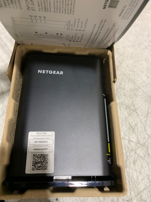 Photo 1 of NETGEAR 4-Stream WiFi 6 Router (R6700AX) – Security Features, AX1800 Wireless Speed (Up to 1.8 Gbps), Covers up to 1,500 sq. ft., 20 Devices – Free Expert Help