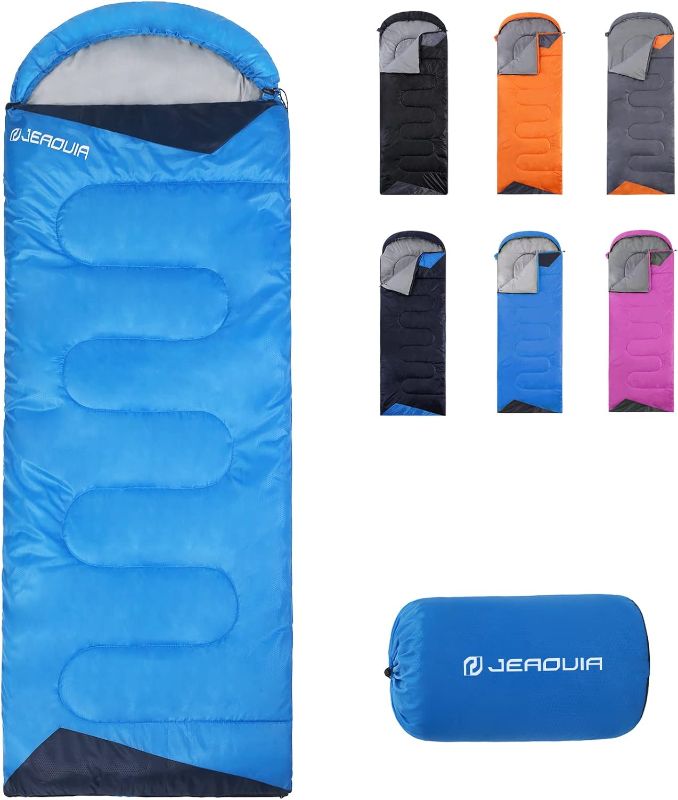 Photo 1 of Sleeping Bags for Adults Cold Weather - 20 Degree Big&Tall Size Backpacking Lightweight Waterproof for Girls Boys Mens Teen Women for Camping Hiking Outdoor Travel Hunting with Compression Bags
