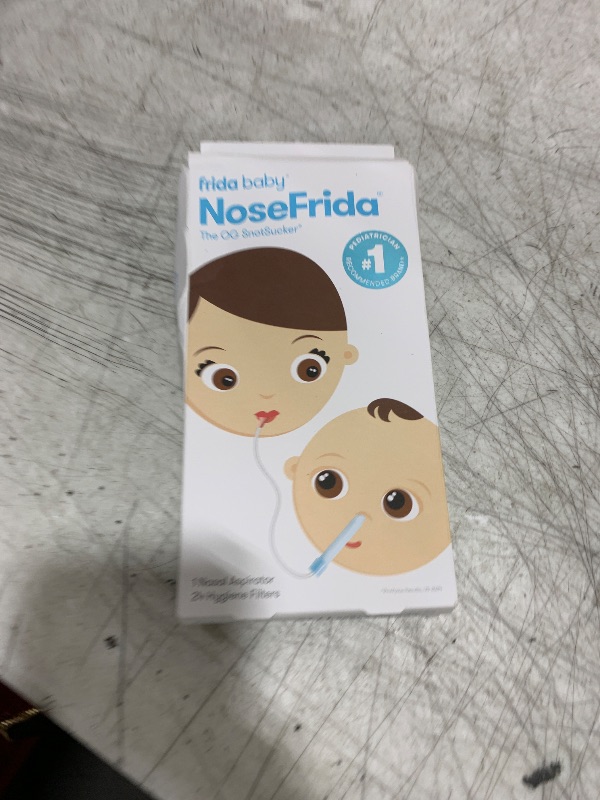 Photo 1 of Frida Baby NoseFrida SnotSucker for Baby, Nasal Aspirator for Baby, Nose Sucker Baby Nasal Aspirator for Baby, Congestion Relief with 24 Extra Hygiene Filters