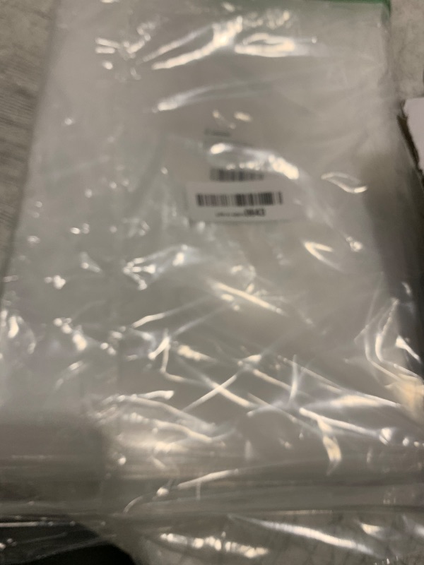 Photo 1 of 63 Pack Clear Plastic Document Folders L-Type Transparent Project Pockets for A4 Letter Size Paper