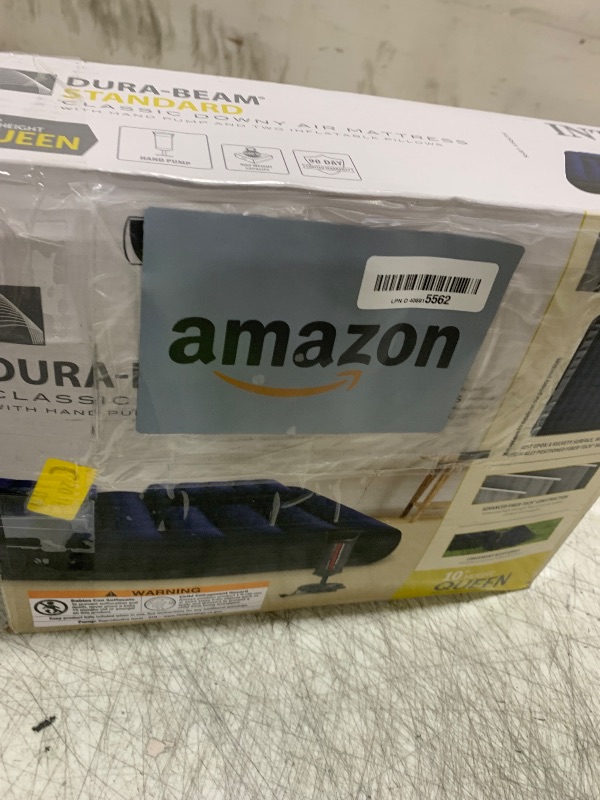 Photo 1 of Intex Classic Downy Airbed Set with 2 Pillows and Double Quick Hand Pump, Queen