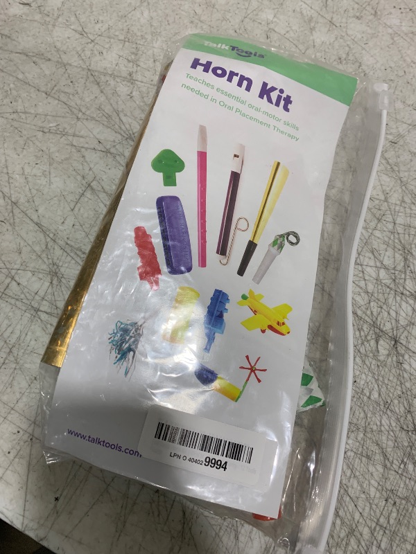 Photo 1 of TalkTools Horn Kit | Oral Motor Placement Therapy | Improve Speech, Tongue Lip Placement | Reduce or Eliminate Drooling | Abdominal Grading | Controlled Oral Airflow, and Speech Clarity - 12 Tools