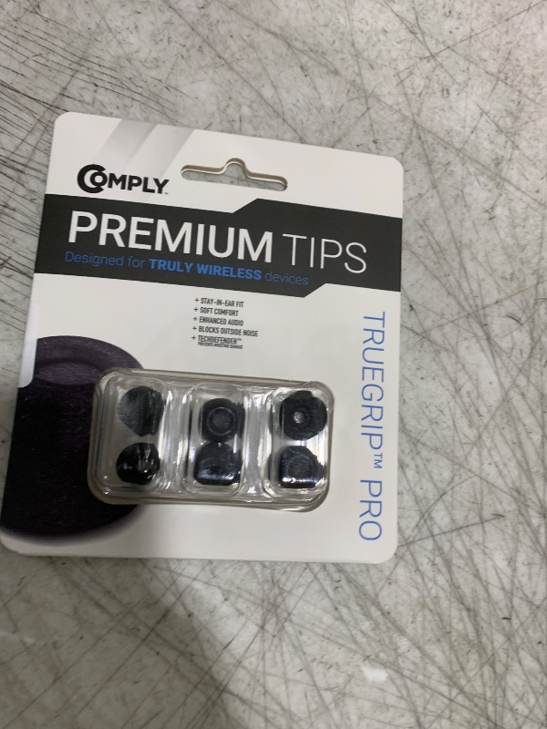 Photo 1 of Comply TW-170-A | Memory Foam Replacement Earbud Tips for Bowers & Wilkins, Jabra, SteelSeries, TOZO, Soundcore | Ultimate Comfort, Secure Fit, Superior Noise Isolation | Black (S/M/L) (3 Pairs)