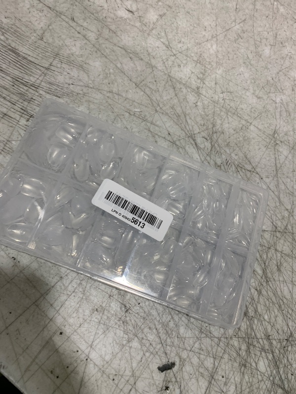 Photo 1 of UNA GELLA Oval Round Nail Tips Half Matte 504pcs Short Oval Round Gel Nail Tips Easily Nail Extension for False Fake Acrylic Press On Nails, 12 Sizes Short Gelly Tips