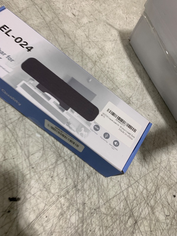 Photo 1 of OGUPGX Computer Speakers for Desktop Pc, Monitor Speakers for Laptop,Pc Speakers with Loud Sound,Volume Control Easily Clamps to Monitors(USB-C to USB Adapter Included) (Black)