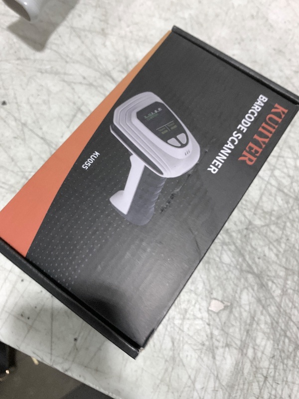 Photo 1 of KUIIYER 1D QR 2D Barcode Scanner, Bluetooth Wireless Bar Code Scanners with Setting Keypad & LCD Screen Display & AI Voice, Handheld Barcode Reader for iPhone, Android, iPad, Tablet, Computers & POS