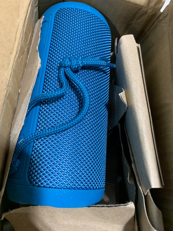 Photo 1 of Ortizan Wireless Portable Bluetooth Speaker, IPX7 Waterproof, Dustproof and Rustproof, Powerful 24W Sound, Enhanced Bass, 30-Hour Battery, 360° Party Light, and Stereo Pairing (BT 5.3), Gifts - Blue