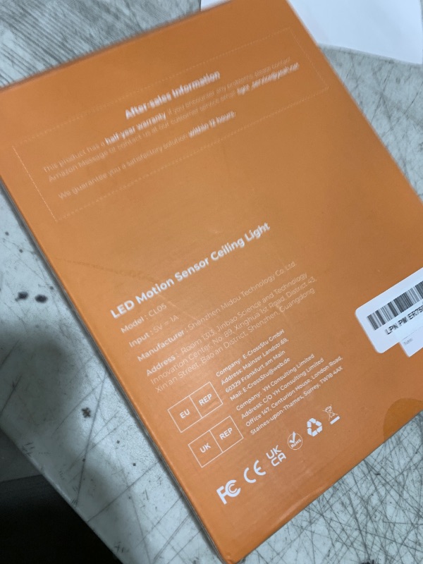 Photo 1 of FULEN Motion Sensor Ceiling Light Fixture, Cordless Closet Light Battery Operated, Rechargeable Magnetic Mount LED Shower Light for Bathroom,Stairs,Garage,Hallway,3 Color Temperatures,Remote Control