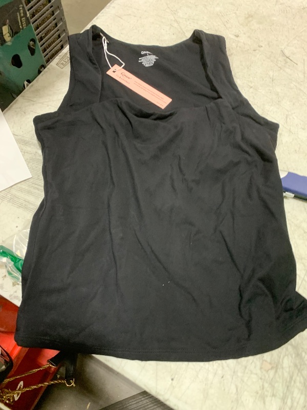 Photo 1 of Karen Scott Square-Neck Cotton Tank Top L
 