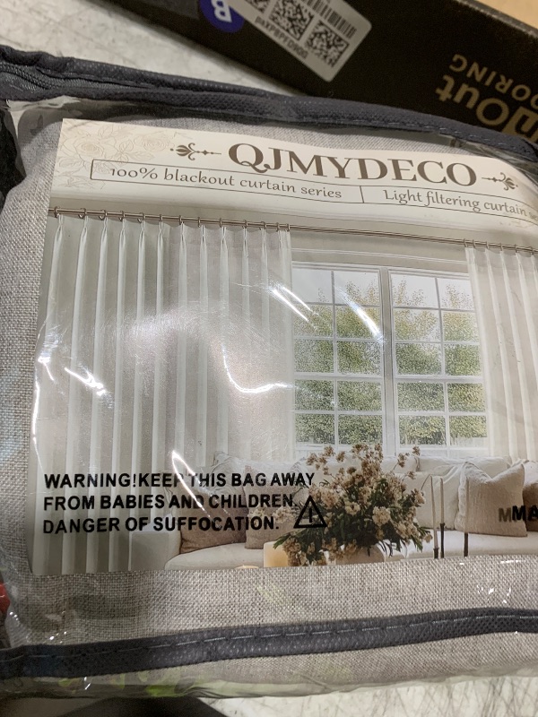 Photo 1 of Pinch Pleated Linen Curtains 96 Inches Long for Living Room Bedroom, Light Filtering Boho Window Drape 96 inch 2 Panels Burgs with Hooks&Rings 8ft Cream Birch Sliding Glass Door Sheer Curtain Decor
