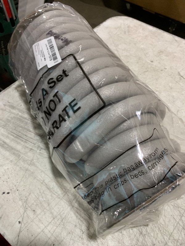 Photo 1 of MotiMind 1 Inch x 50 ft Foam Backer Rod for Gaps Joints Concrete Crack Filler Caulk Saver Bulk Foam Backing Rod Concrete Filler Rope for Weather Stripping Door Seal (Gray)