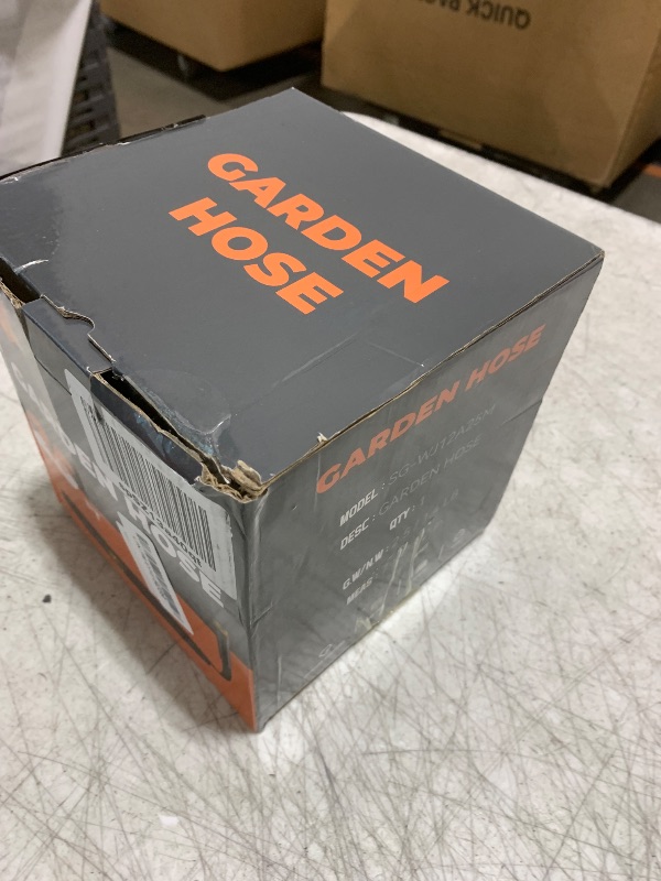 Photo 1 of Giraffe Tools Garden Hose 25FT Lightweight Lay Flat Water Hose Kink Free Flexible Hose with 9 Spray Function Nozzle?Black?