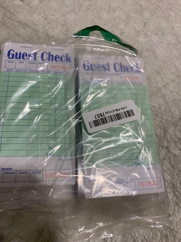 Photo 1 of Methdic Guest Checks Server Note Pads 1000 Orders Waitress Notepad for Restaurants (20 Books)