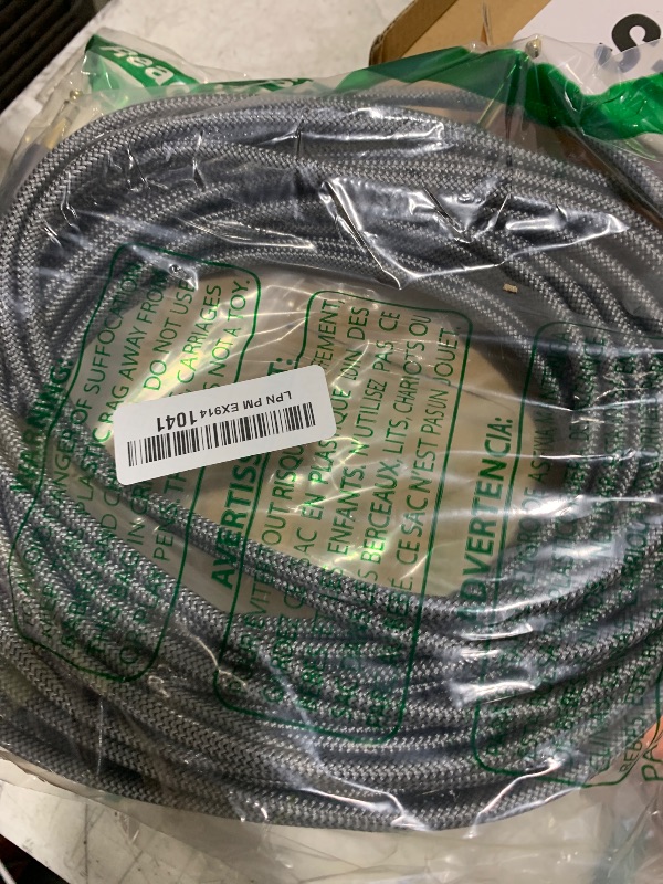 Photo 1 of Elebase 1/4 Inch TRS Instrument Cable 30ft 2-Pack,Right-Angled to Straight 6.35mm Male Jack Stereo Audio Cord,6.35 Balanced Interconnect Line for Electric Guitar,Bass,Keyboard,Mixer,Amplifier,Speaker