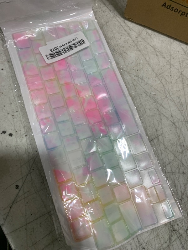 Photo 1 of 2 Pack Colorful Keyboard Cover for 2025-2023 MacBook Air 13" 15" M4 M3 M2, 2025-2021 MacBook Pro 14" 16" M4 M3 M2 M1 Pro/Max, Keyboard Skin for 14.2" 16.2" MacBook Pro /13.6" 15.3" MacBook Air, US