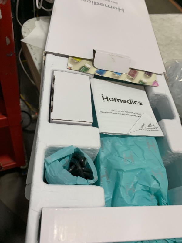 Photo 1 of Homedics SereneScent Fabric Rechargeable Waterless Diffuser, Use with Homedics SereneScent Oil 120ml (Sold Separately) Cordless Aromatherapy, Adjustable Mist & Timer, 6 Calming Lights, Black