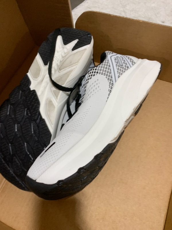 Photo 1 of JACKSHIBO Wide Toe Box Shoes for Men Arch Support Shoes Wide Width Sneakers for Running Walking Athletic Tennis Orthopedic Plantar Fasciitis Workout with Thick Cushioned Zero Drop Sole White
