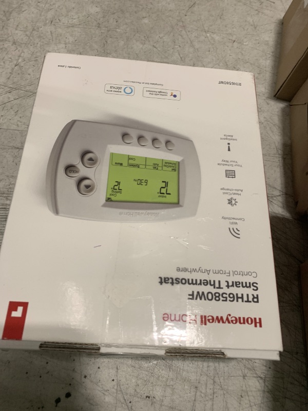 Photo 1 of Honeywell Home RTH6580WF Wi-Fi 7-Day Programmable Thermostat, White