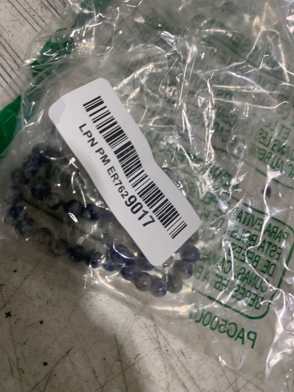 Photo 1 of CHEAVIAN 60PCS 6mm Natural Blue White Sodalite Gemstone Round Loose Beads for Jewelry Making 1 Strand 15"