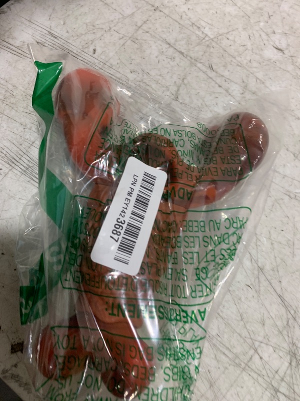 Photo 1 of BIKIISEN Squeaky Dog Toys for Aggressive Chewers for Large Dogs, Interactive Chew Toys to Keep Them Busy, Indestructible Toys, Tough Toys for Medium Large Dogs (Red)