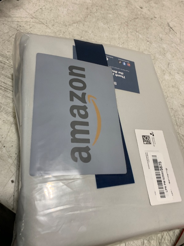 Photo 1 of Bedsure Light Grey Duvet Cover King Size - 3 Pieces Prewashed Cotton-Like Extra Soft Bedding Set, Includes 1 Duvet Cover 104x90 Inches with Zipper Closure & 2 Pillow Shams, Comforter Not Included