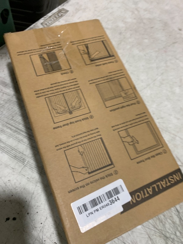 Photo 1 of Magnetic Screen Door, Keep Bugs Out, Pet & Kid Friendly?Works with Front Doors, Sliding Doors,Fit Door Size 36 x 78 Inches White
