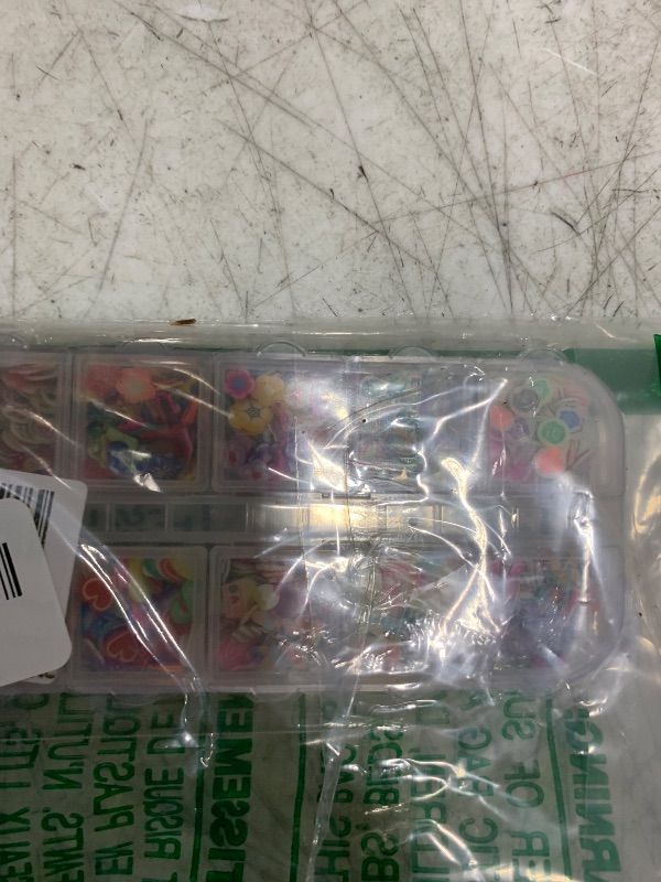 Photo 1 of CCINEE Nail Art Slice with Fruit Flower Food Slice Assorted Designs Polymer Clay Nail Decoration Slice for Slime DIY Craft Projects Decoration