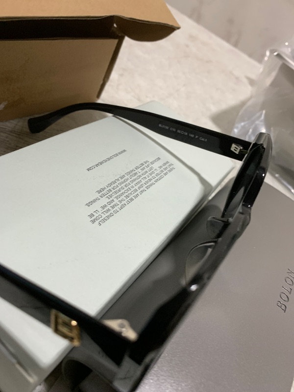 Photo 1 of BOLON Women Lady Trendy Elegant Round Polarized Sunglasses BL3130 Ginza 55mm, Exclusive Eyewear Brand of EssilorLuxottica