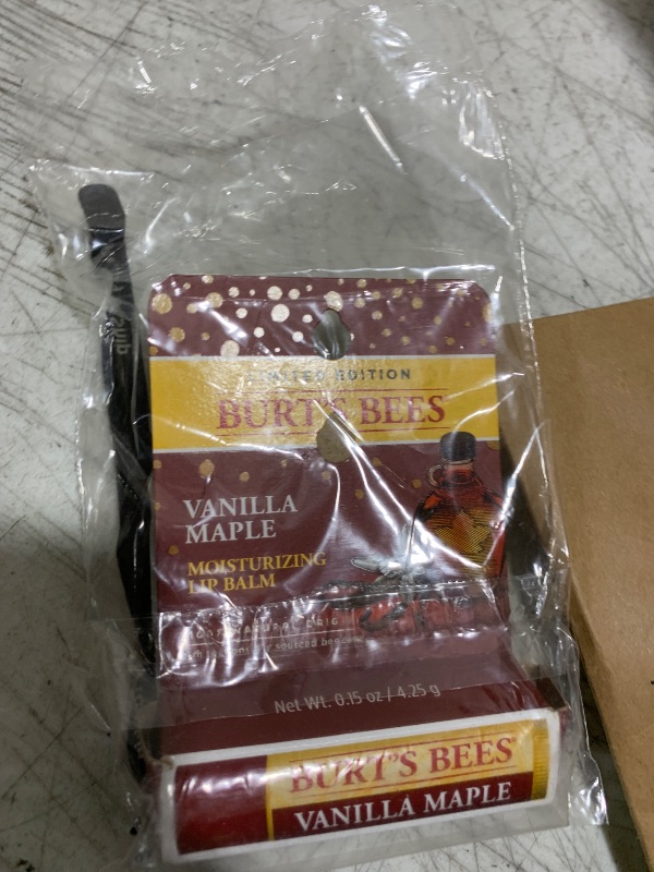 Photo 1 of Burts Bees Vanilla Maple Lip Balm, 4.25 GR