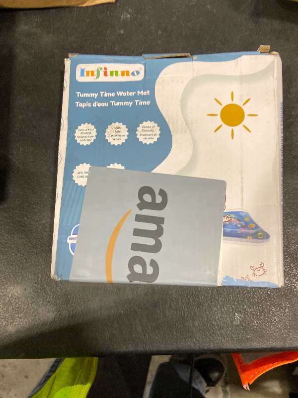 Photo 1 of Infinno Inflatable Tummy Time Mat Premium Baby Water Play Mat for Infants and Toddlers Baby Toys for 3 to 24 Months, Strengthen Your Baby's Muscles, Portable
