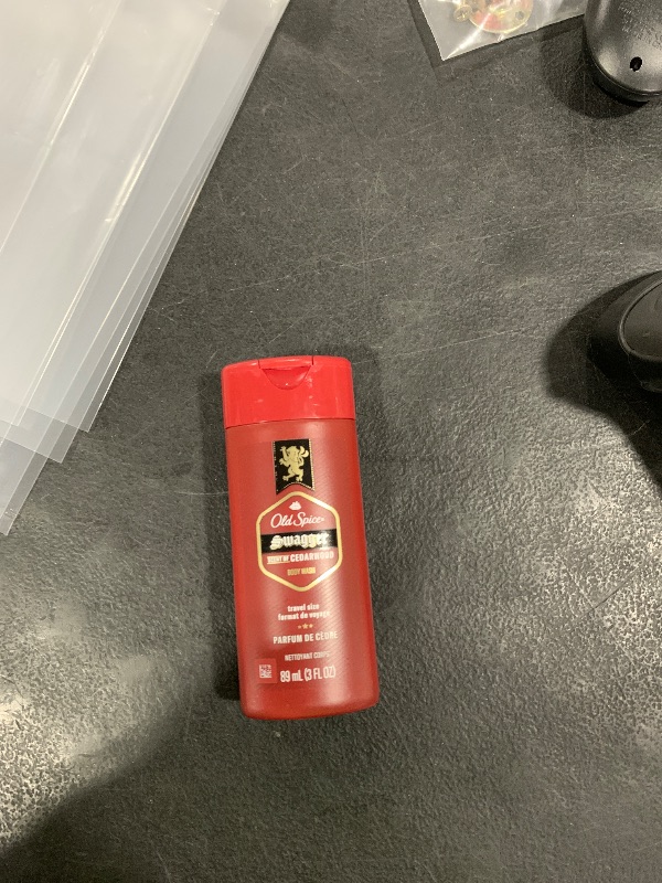 Photo 1 of Old Spice Refreshing Body Wash for Men, 3X Defense, 24/7 Shower Fresh with Long Lasting Scent, Travel Size, Red Collection, Swagger with Cedarwood Scent, 3 oz