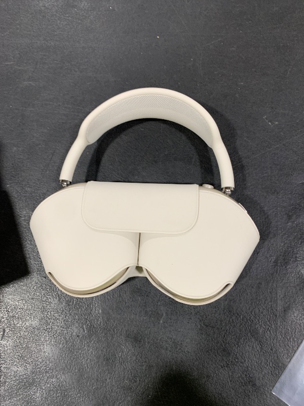 Photo 1 of Apple AirPods Max Wireless Over-Ear Headphones, Pro-Level Active Noise Cancellation, Transparency Mode, Personalized Spatial Audio, USB-C Charging, Bluetooth Headphones for iPhone - Starlight